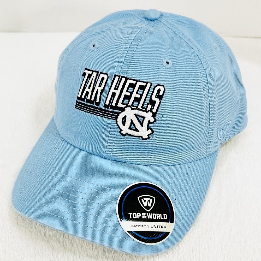 North Carolina Tar Heels Top of the World Slice Hat Cap Adjustable Strapback
